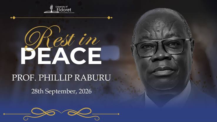 Death and Funeral Announcement: Prof. Phillip Tito Okoth Raburu