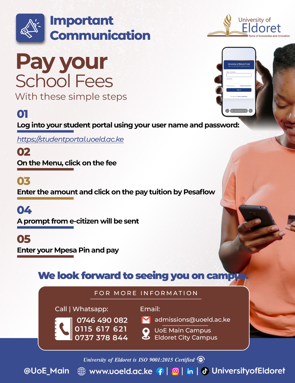 Pay school fees