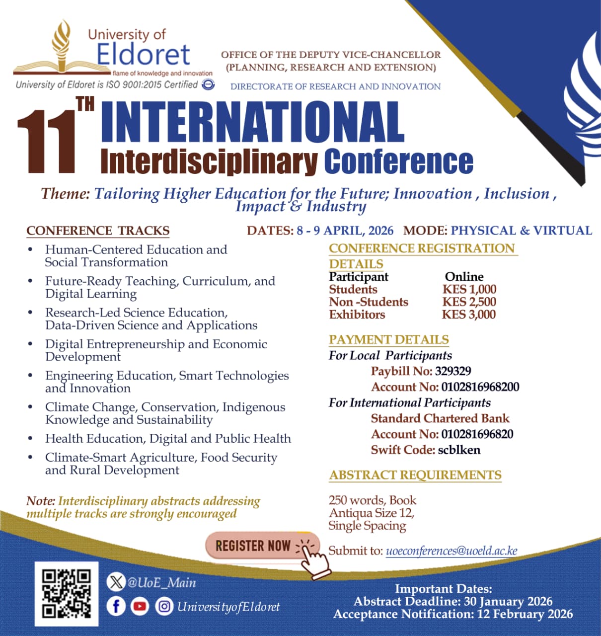11th International Interdisciplinary Conference 2026