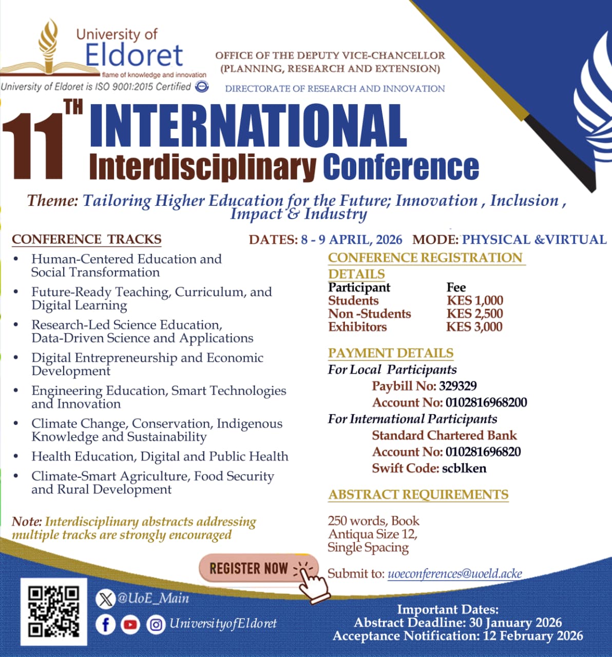 11th International Interdisciplinary Conference 2026