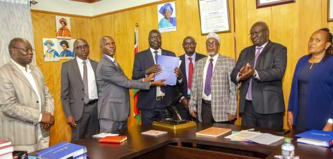 Prof. Thomas Kimeli Cheruiyot takes over as University Vice-Chancellor