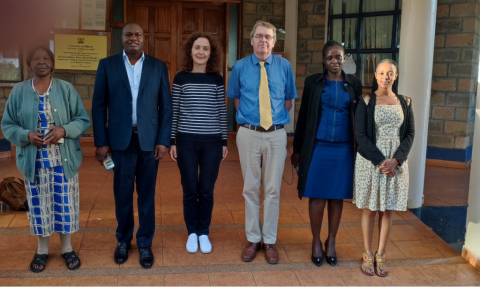 The IHE DELFT and University of Eldoret Waterpans project team