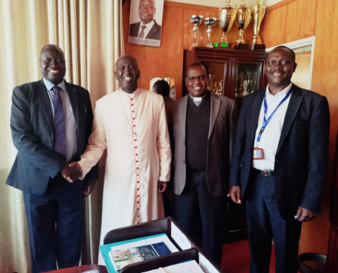 Vice-Chancellor meets with the Bishop of the Catholic Diocese of Eldoret