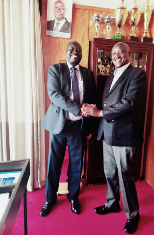 Vice-Chancellor hosts the Chief Executive Officer, MaMa Doing Good