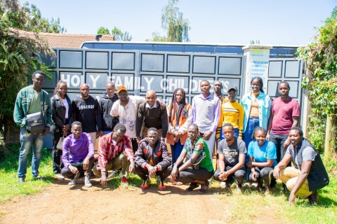 University of Eldoret International Students visit the Holy Family Childrens’ Home
