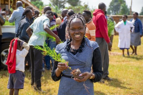 Growel Community and University of Eldoret Tree Planting