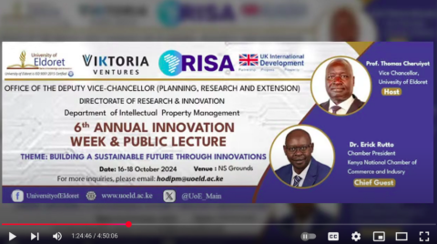 6th Annual Innovation Week And Public Lecture