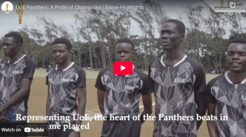 In this video, we highlight the incredible skills and teamwork of the University of Eldoret’s Panthers. Get a glimpse of the unstoppable spirit and talent that defines the Panthers. Join us in supporting the UoE Panthers, a pride of champions!!!