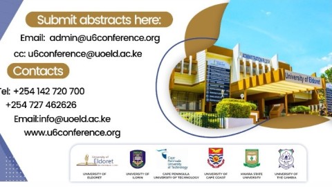 U6+ Consortium of African Universities 10th International Call for Abstract and Conference 