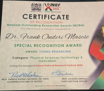 Dr. Frank Masese, Ho