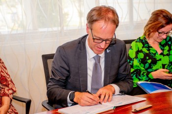 Visit by the Ghent U