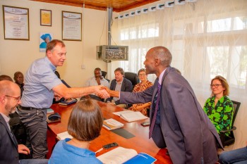 Visit by the Ghent U