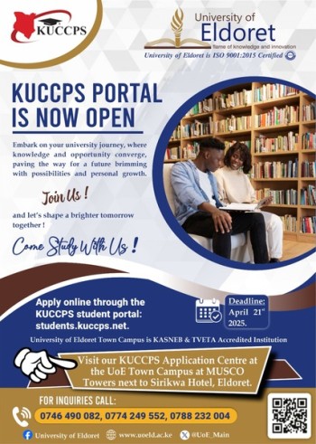 KUCCPS Advert